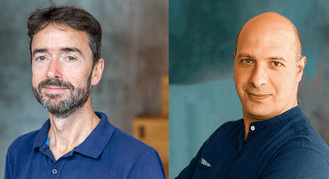 Professor Jean-Francois Perrier and Associate Professor Carmelo Bellardita.