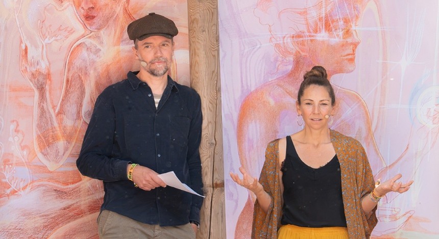 Portrætbillede af Martin Fredensborg Rath and Marie Mansachs.